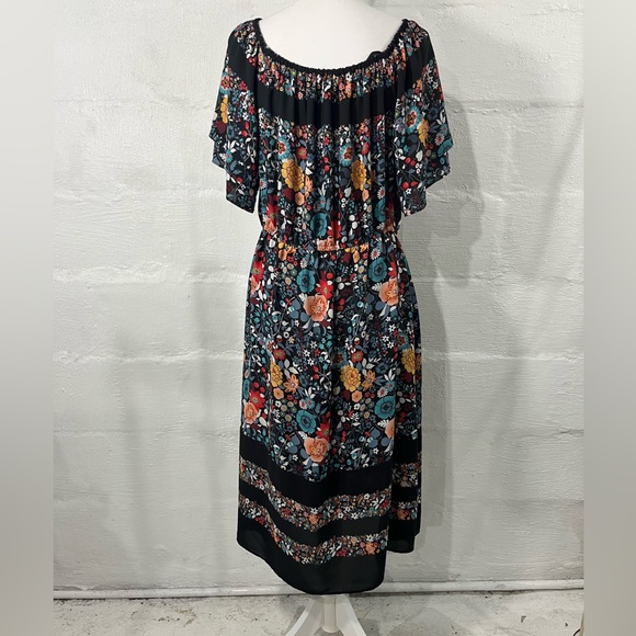 LOFT FLORAL PULLOVER DRESS - Picture 8 of 16
